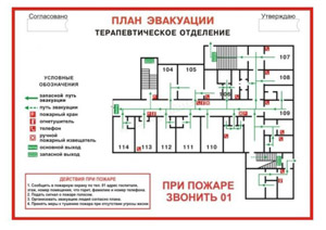 заказать плана эвакуации